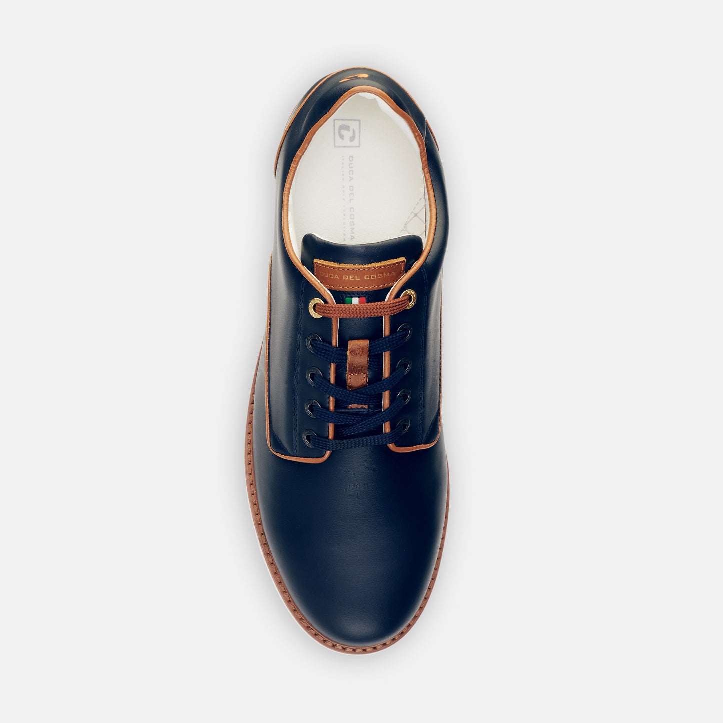 Elpaso blue best waterproof men's golf shoe from duca del cosma