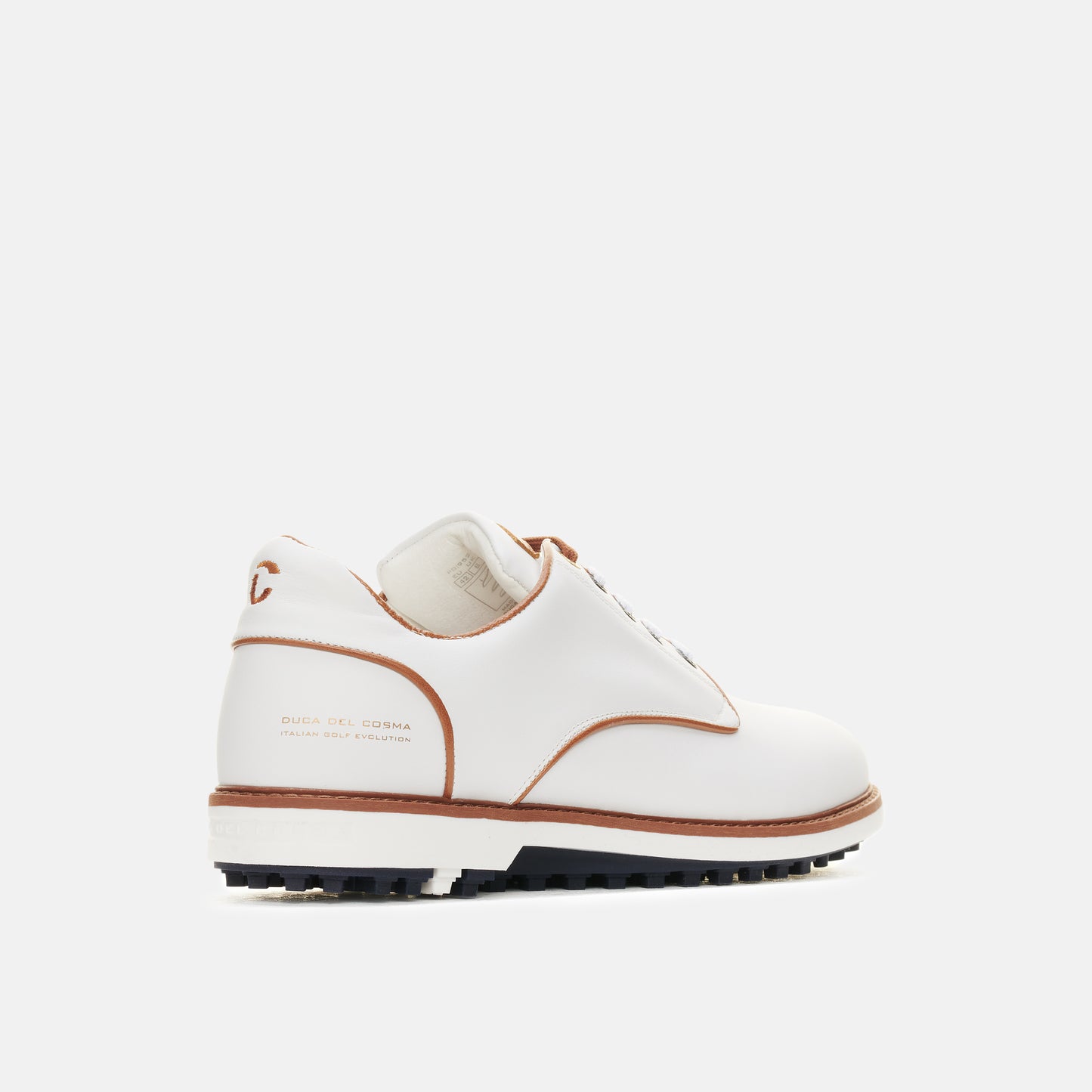 Elpaso white golf shoes for men's from duca del cosma
