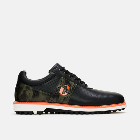 JL1 waterproof Black Men's Golf Shoe by Duca del Cosma is made by a tour player for the best