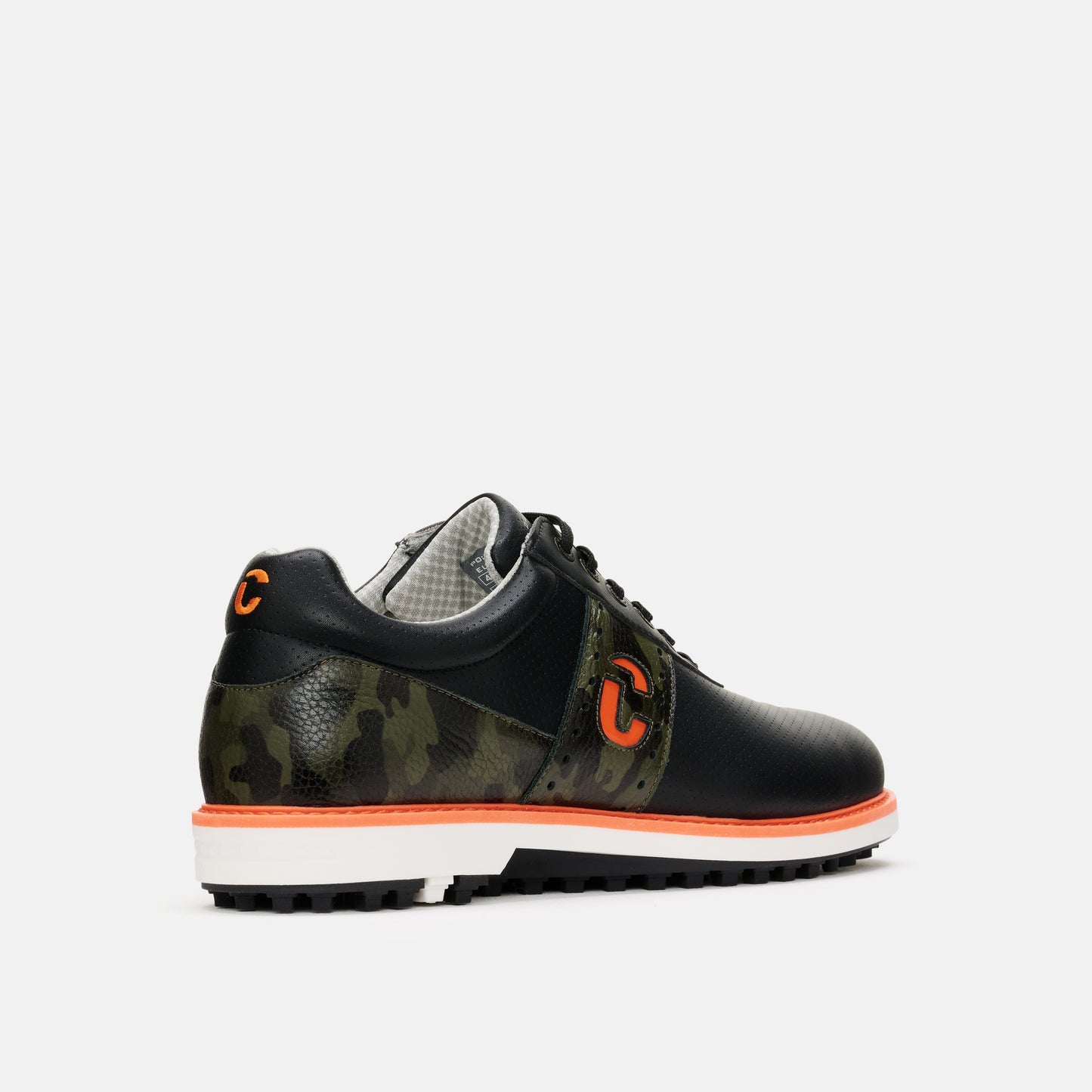 JL1 waterproof Black Men's Golf Shoe by Duca del Cosma is made by a tour player for the best