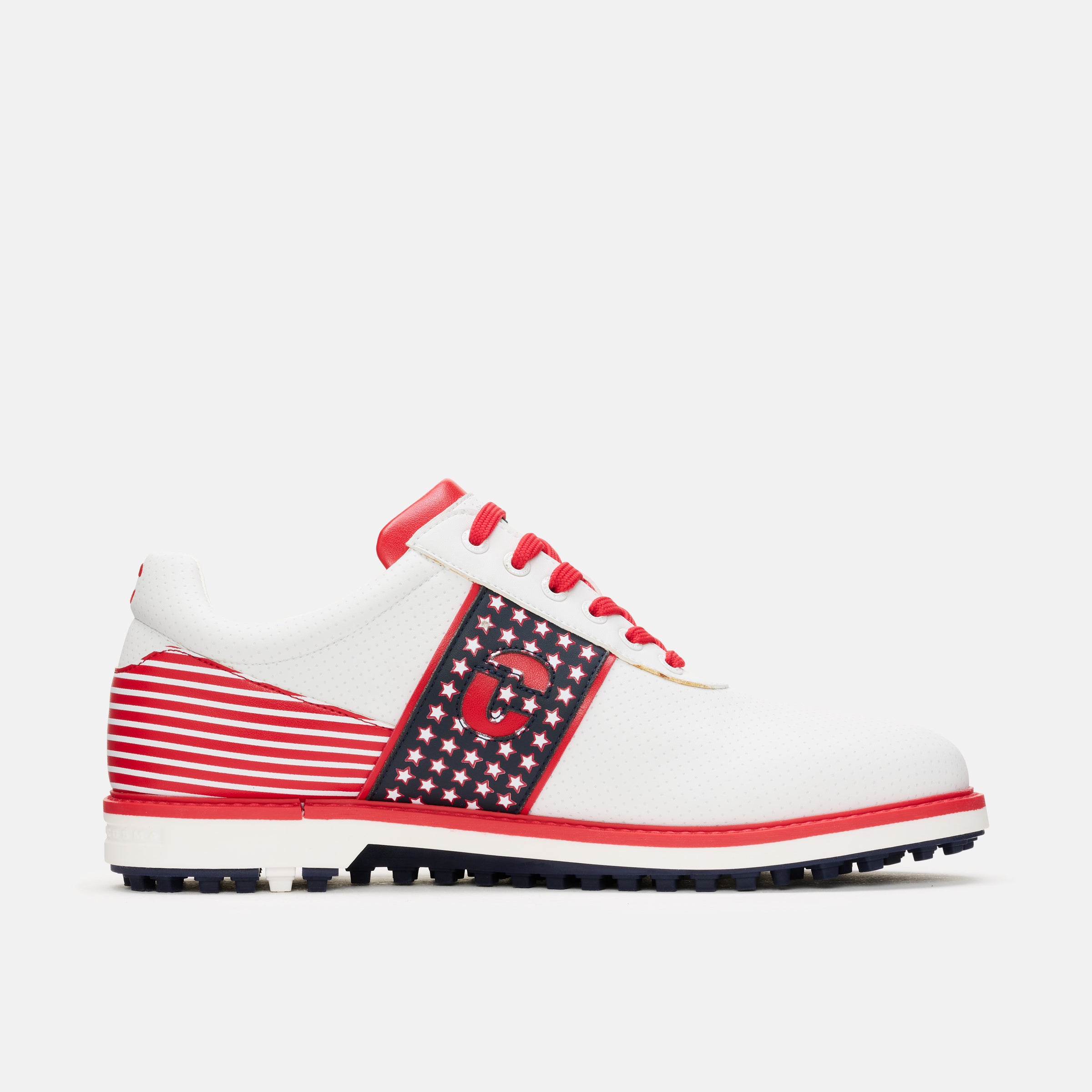 United - Red/White/Blue | Men's Golf Shoes