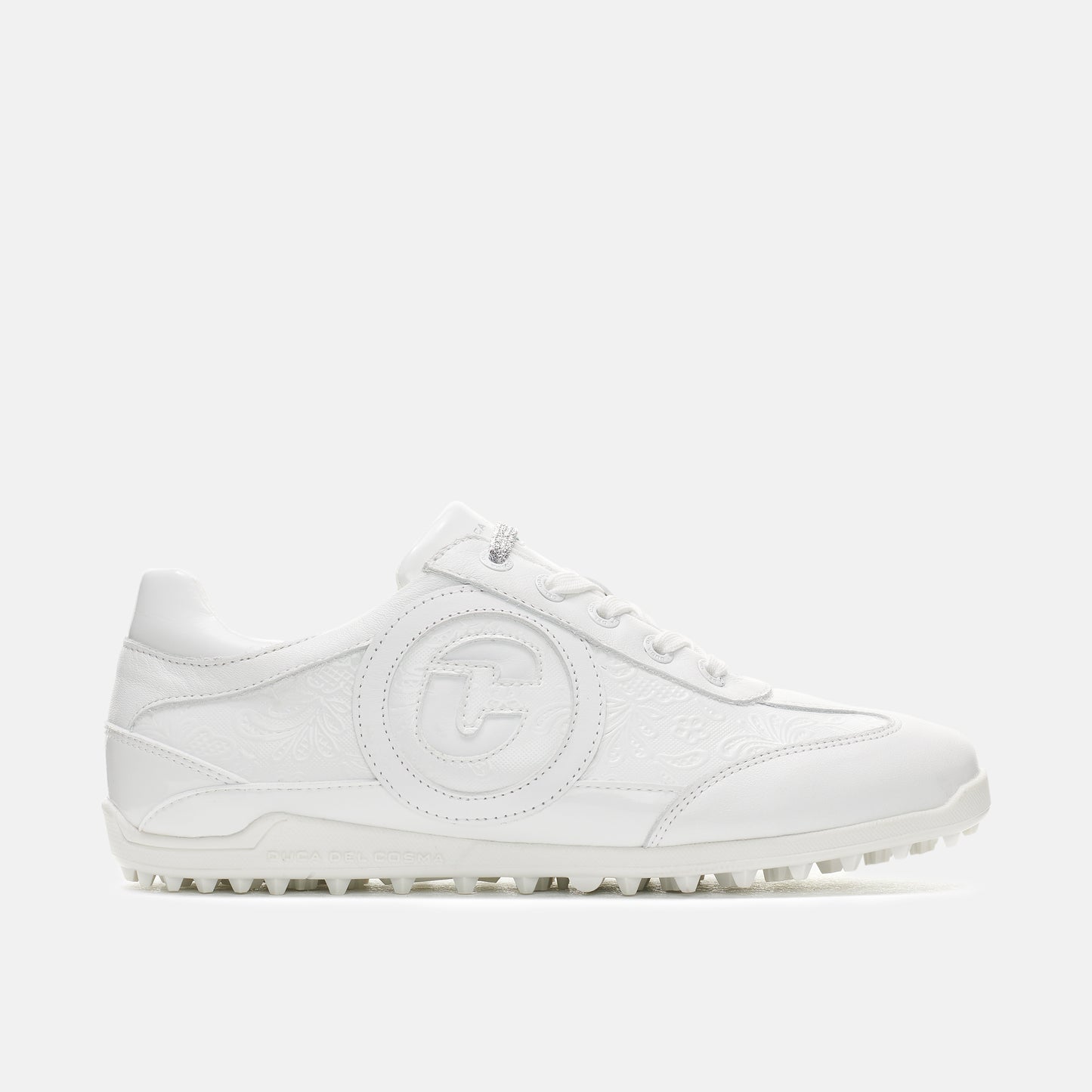 Kubananeo waterproof white women's golf shoe is waterproof and comfortable by duca del cosma