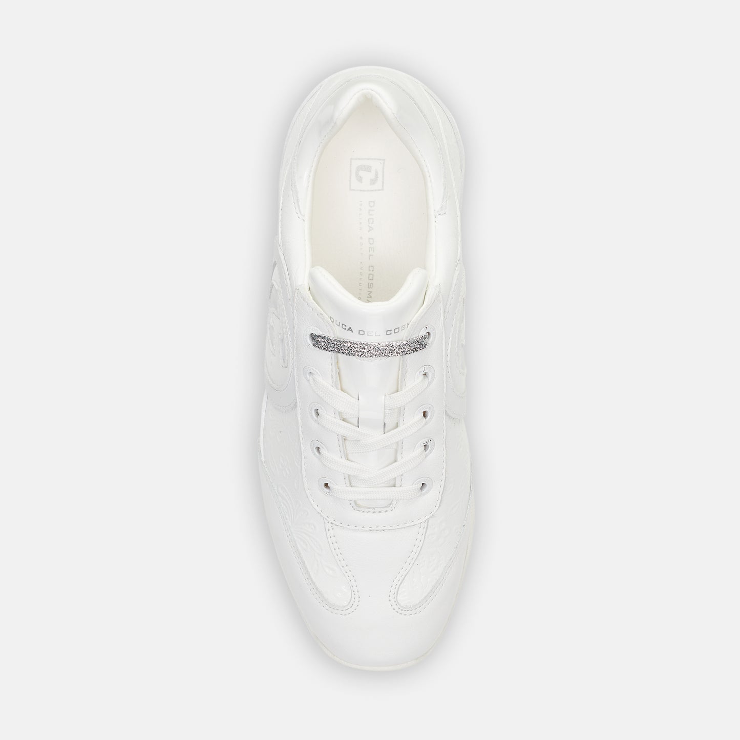 Kubananeo waterproof white women's golf shoe is waterproof and comfortable by duca del cosma