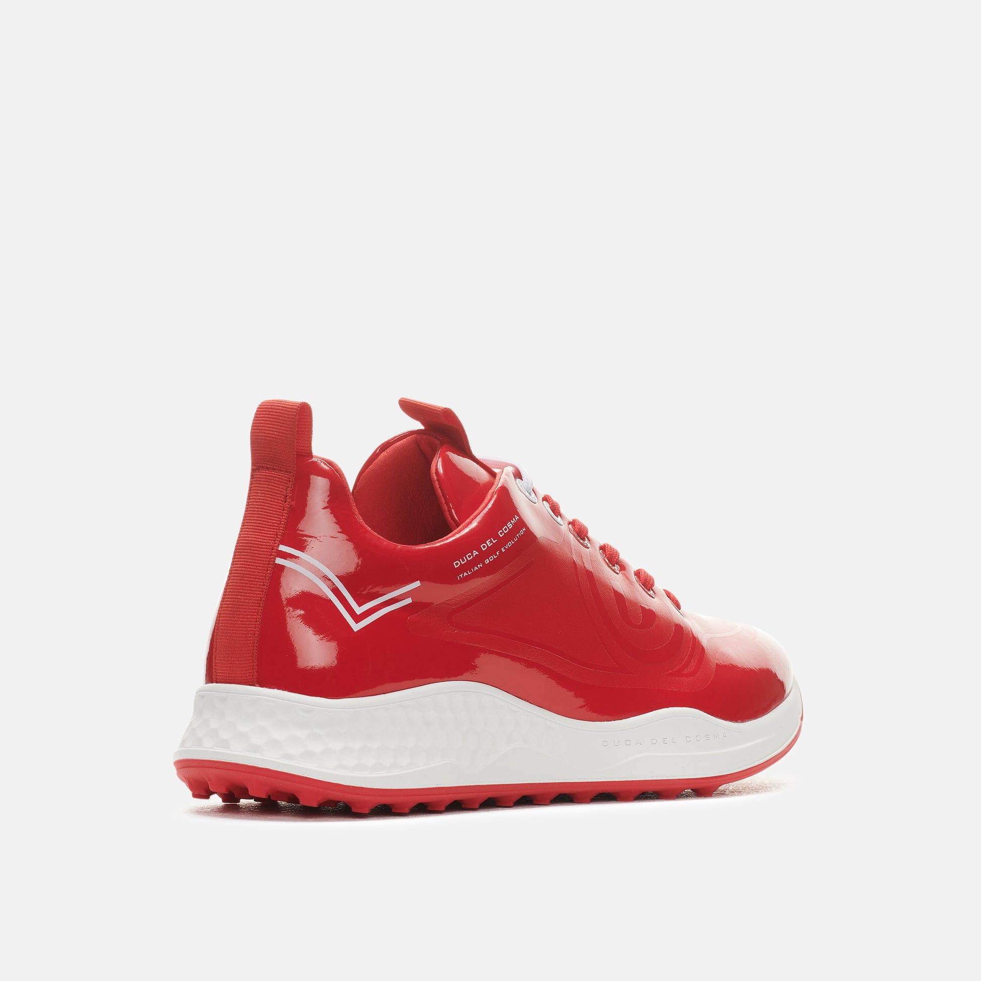 Wildcat Red women's golf shoe is waterproof and the best golf shoe for women's from duca del cosma