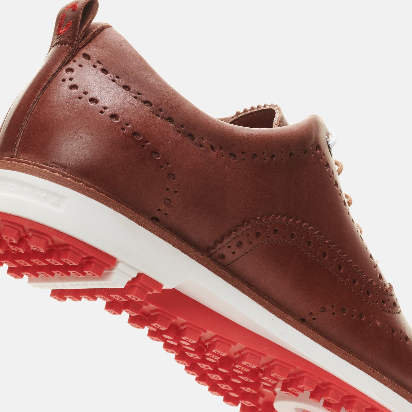 Churchill brown men's golf shoe from duca del cosma