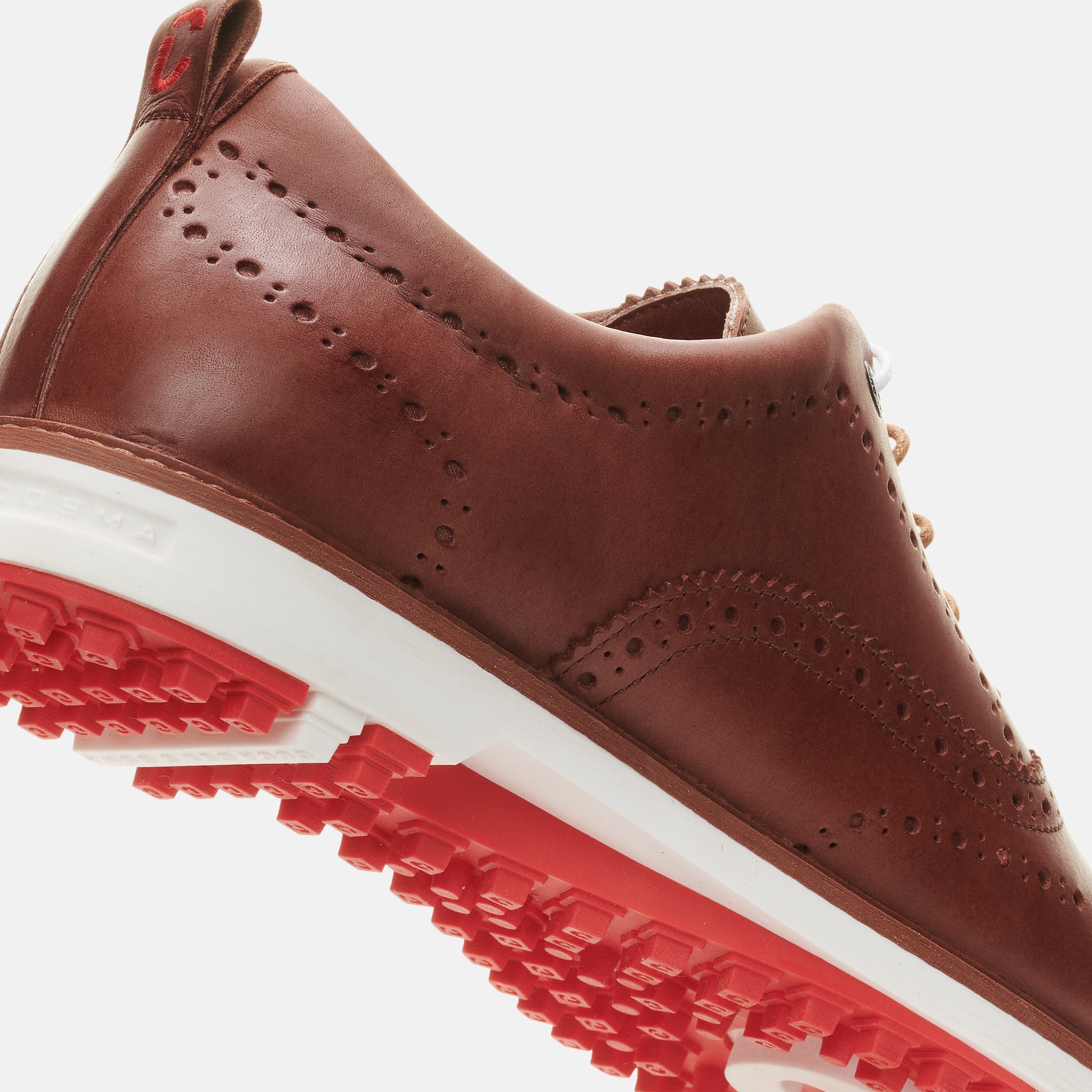 Churchill brown men's golf shoe from duca del cosma