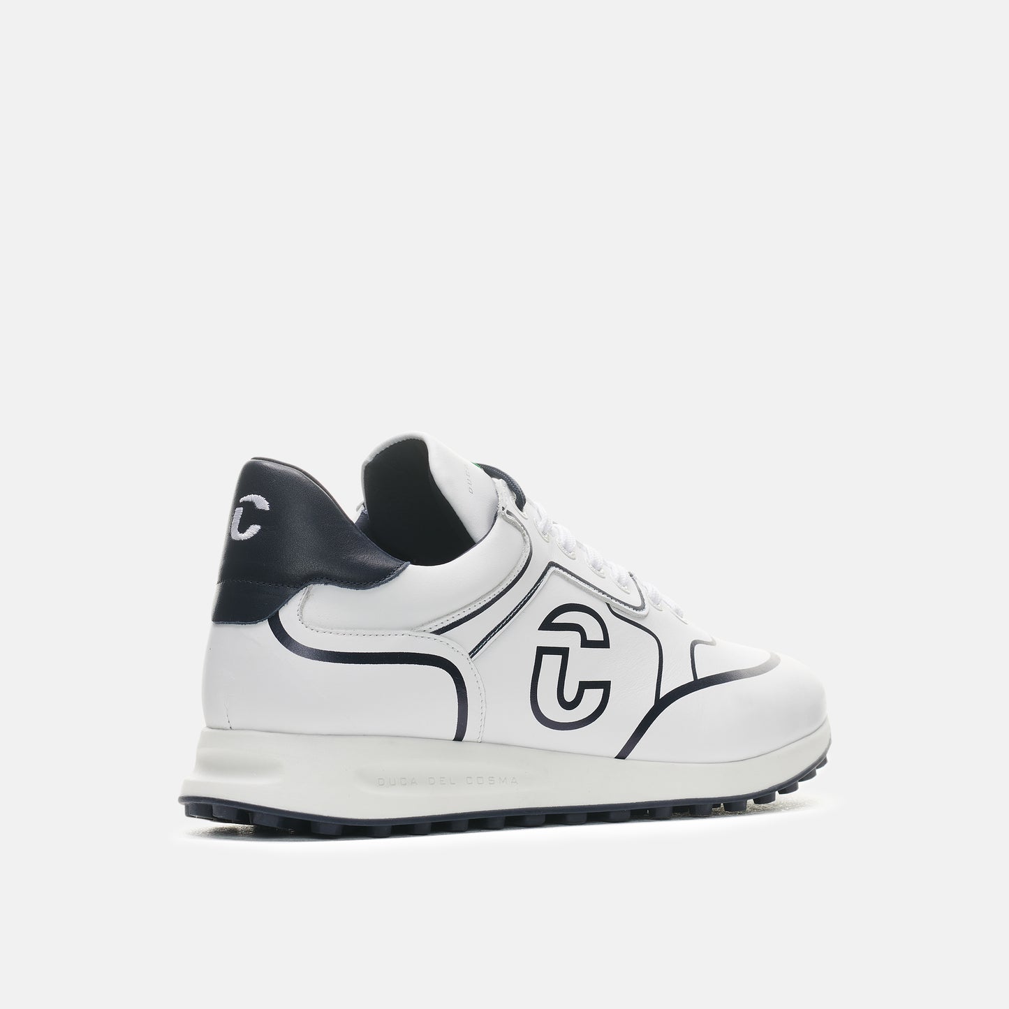 Award winning Flyer White men's golf shoe from duca del cosma with full waterproofness