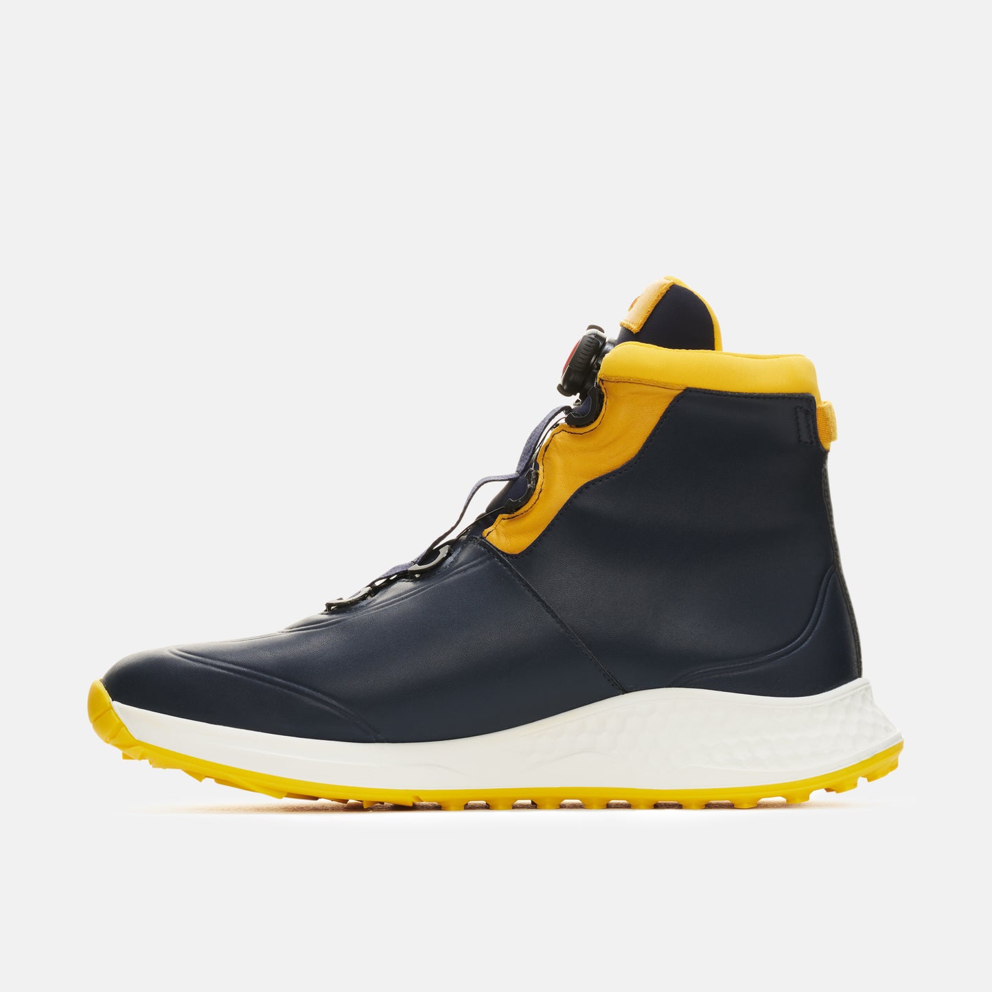 Bologna navy waterproof men's golf shoe with fast lacing system and maximum comfort