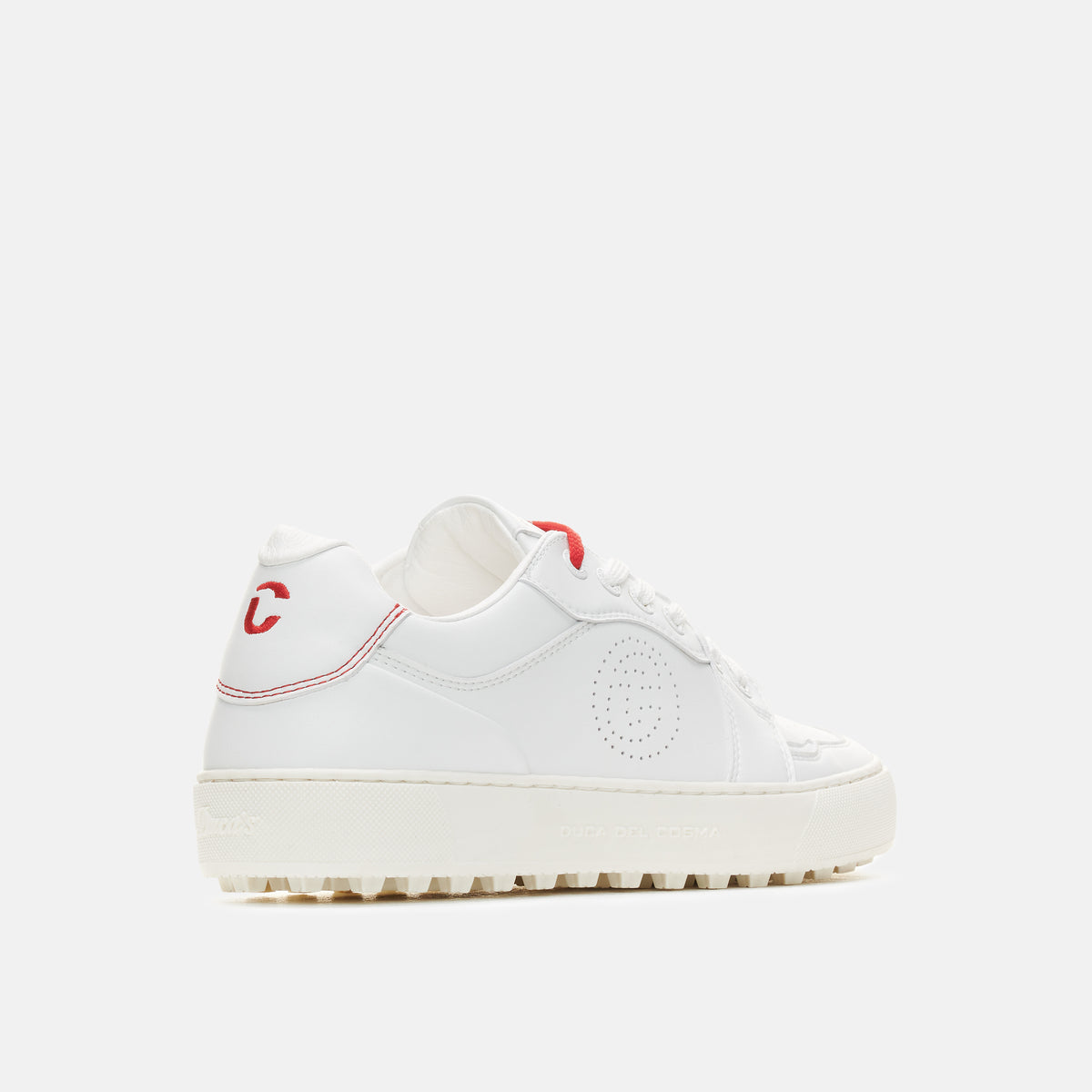 Duca del Cosma Giordana White women's golf shoe is a sportive and stylish golf shoe