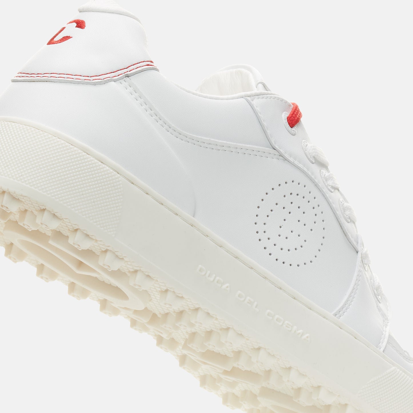 Duca del Cosma Giordana White women's golf shoe is a sportive and stylish golf shoe