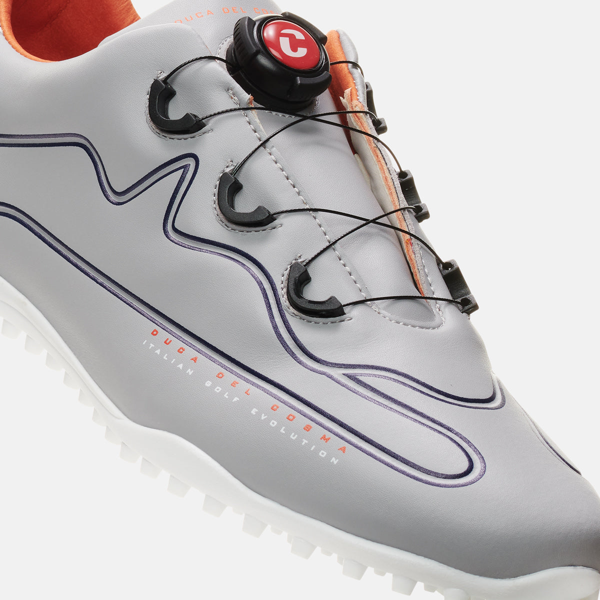 Navarino grey men's golf shoe maximum waterproofness and grip