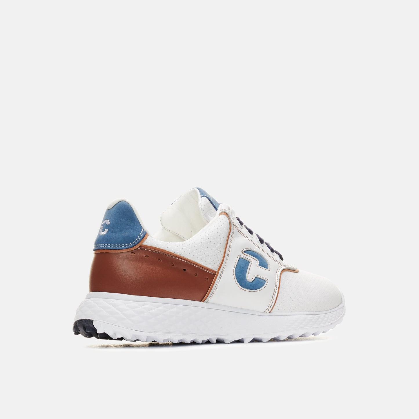 Positano white mens Golf Shoes Duca del Cosma Waterproof best golf shoe for the golf course