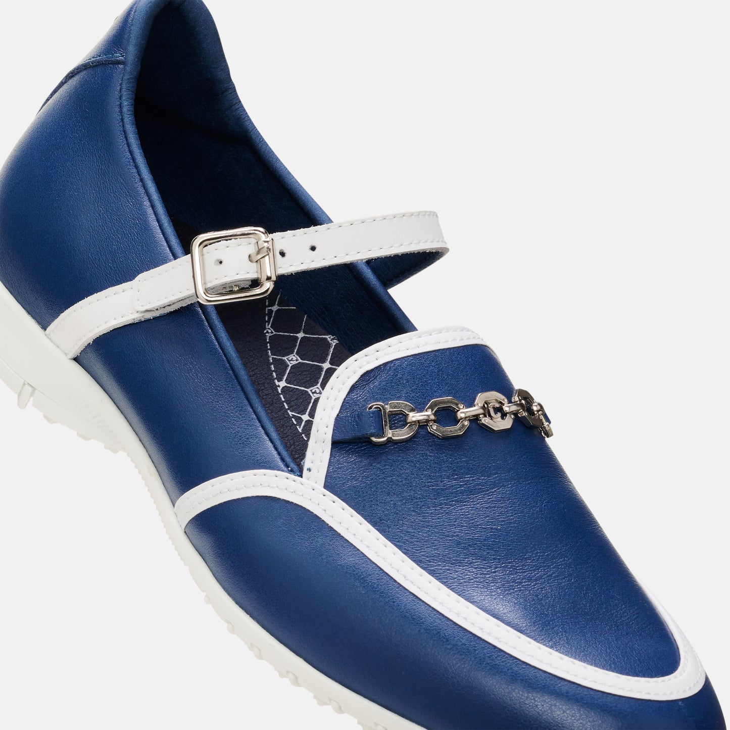 Blue Golf Shoe, Navy Golf Shoes, Lightweight Golf Shoes, Spikeless Golf Shoes, Duca del Cosma Women's Golf Shoes, Classic golf shoes.