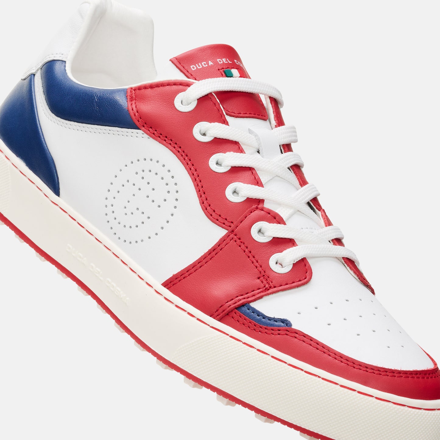 White Golf Shoes, Red Golf Shoes, Navy Golf Shoes, Spikeless Golf Shoes, Duca del Cosma Men's Golf Shoes, Sneaker golf shoes.