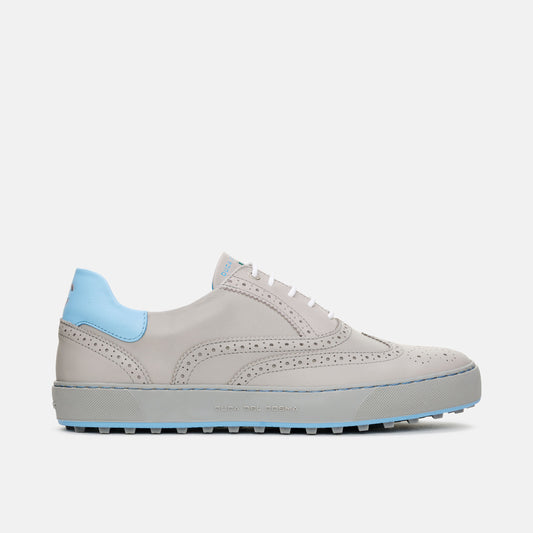 Grey Golf Shoes, Spikeless Golf Shoes, Duca del Cosma Men's Golf Shoes, Leather golf shoes.