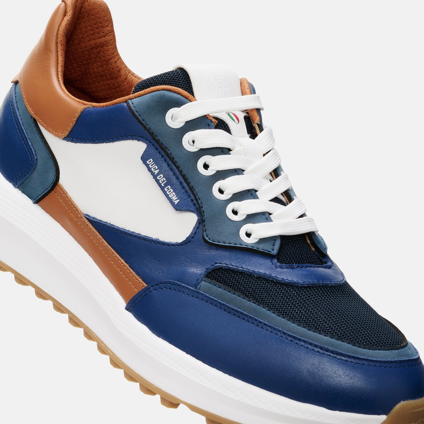 Lightweight Golf Shoes, Navy Golf Shoes, Blue Golf Shoes, Waterproof Golf Shoes, Spikeless Golf Shoes, Duca del Cosma Men's Golf Shoes, Sneaker golf shoes.