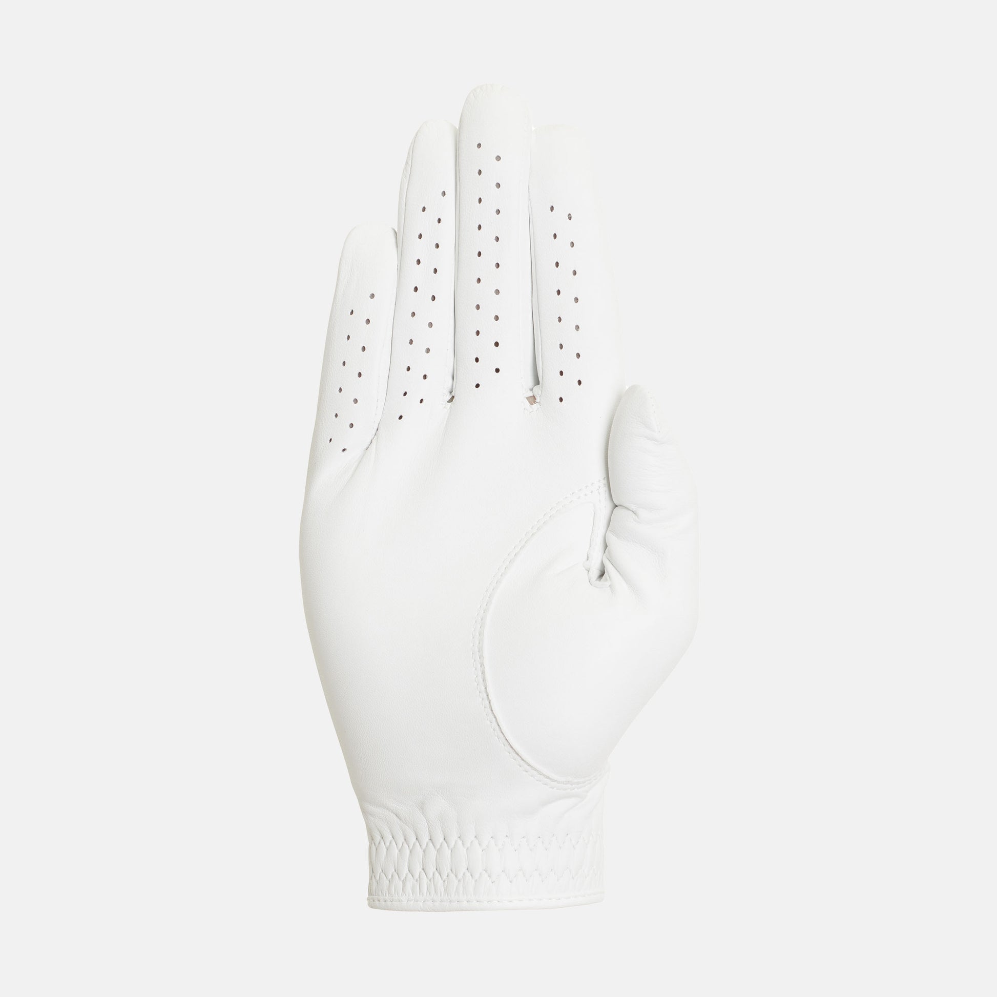 Elite Pro Fontana Men's golf glove left white made from full cabretta leather