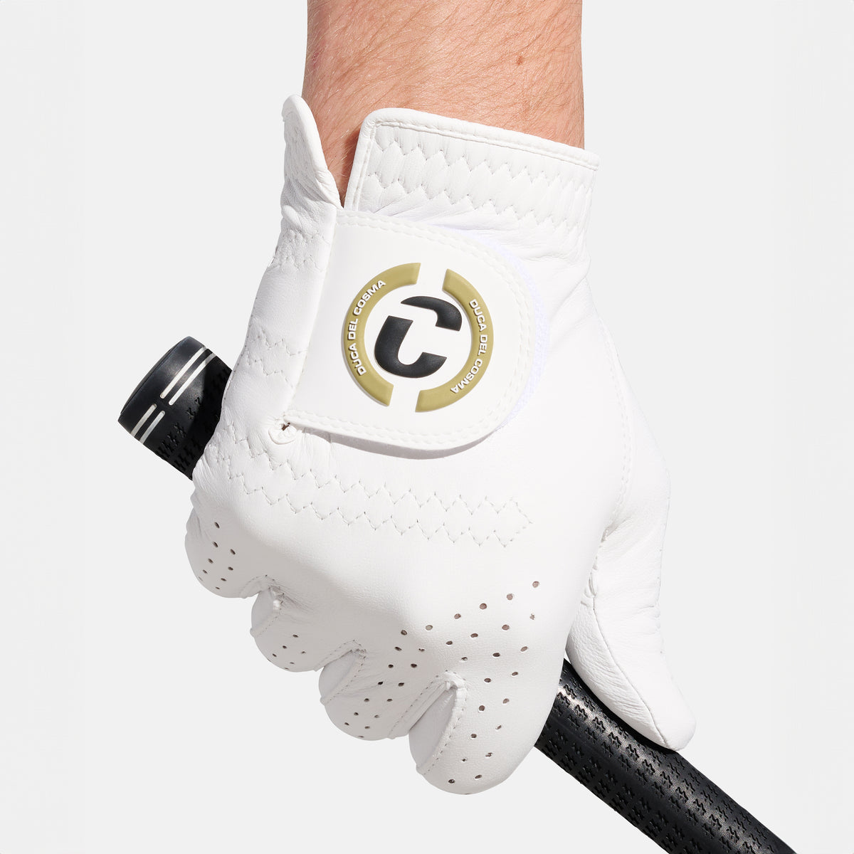 Elite Pro Fontana Men's golf glove right white made from full cabretta leather