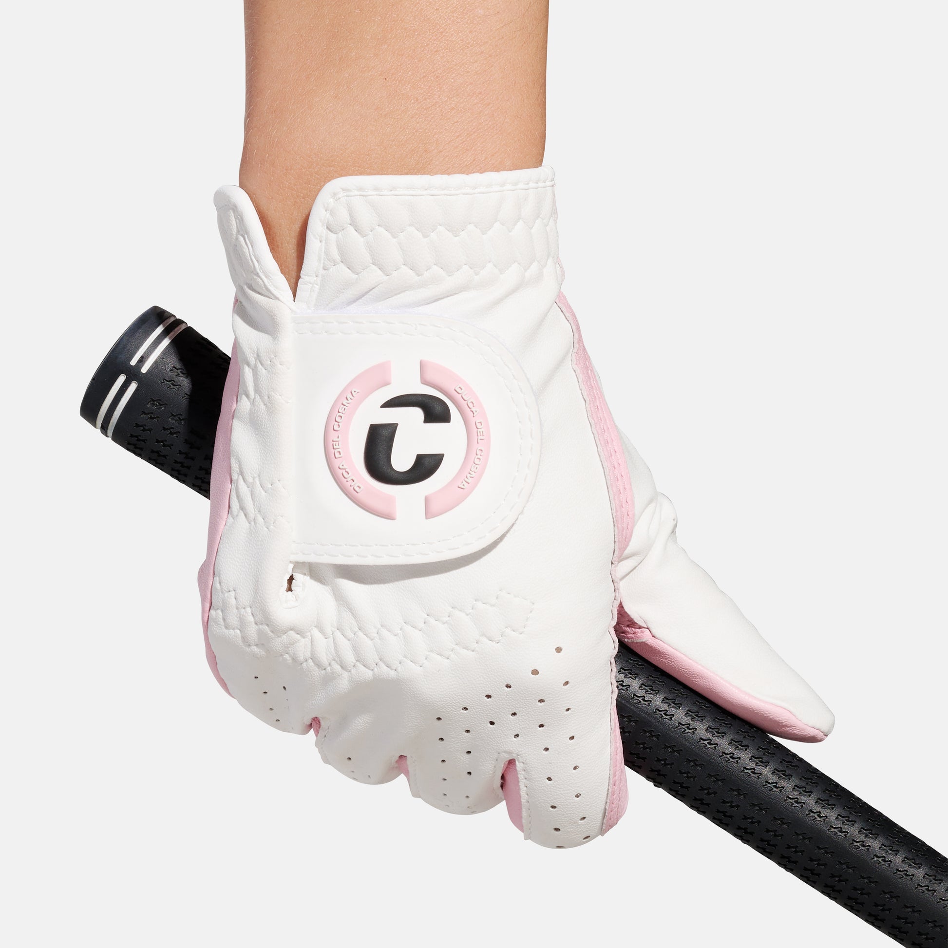 Yasmine white pink women's golf glove right stylish design and excellence performance