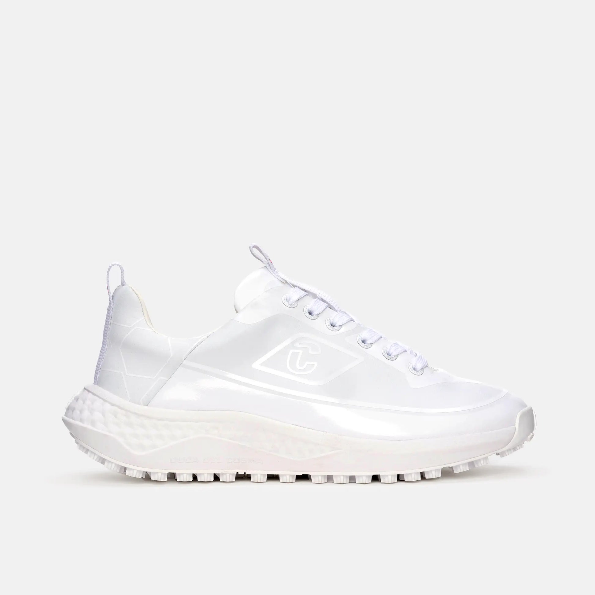 white spikeless golf shoes, Duca del Cosma