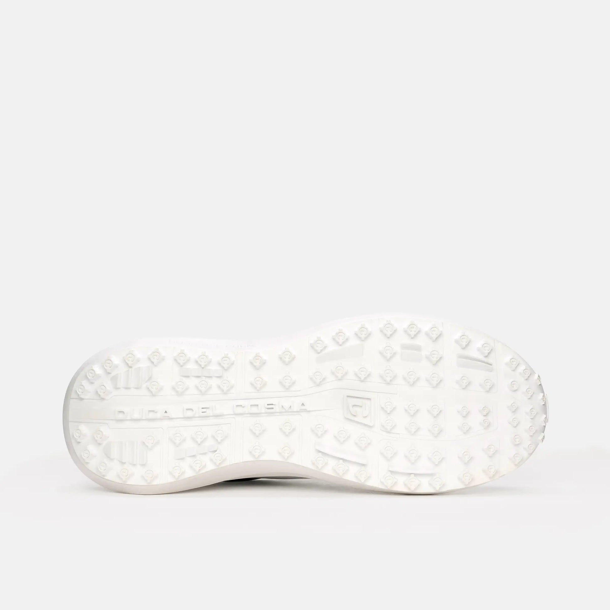 white spikeless golf shoes, Duca del Cosma