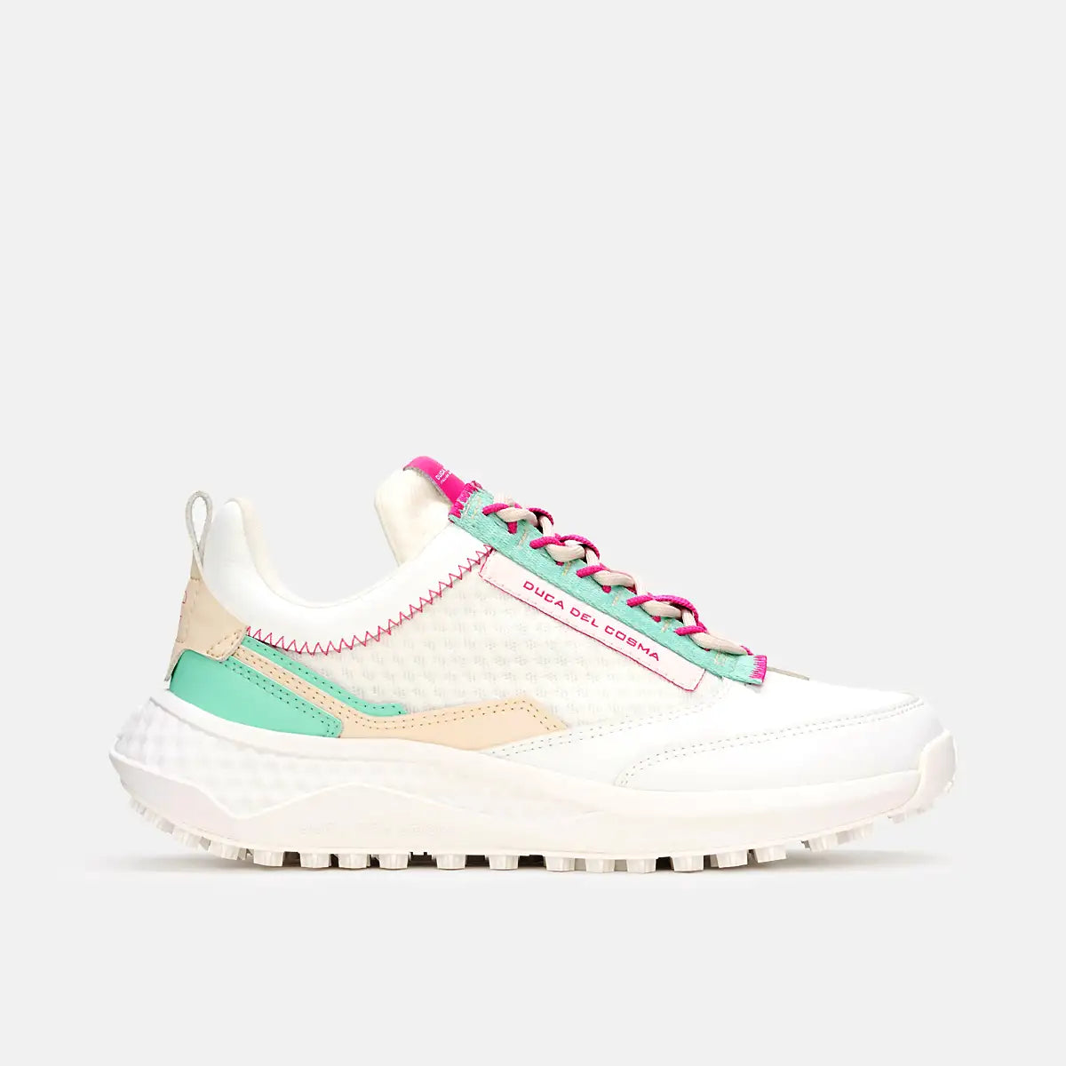 Women's Golf sneakers Latina - White/Mint Green – Duca del Cosma US Women's Golf sneakers Latina - White/Mint Green – Duca del Cosma US