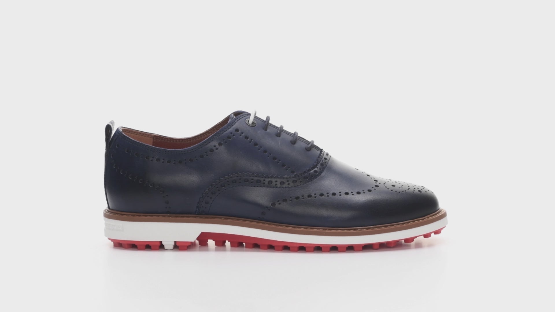 Churchill blue classic men's golf shoe from duca del cosma