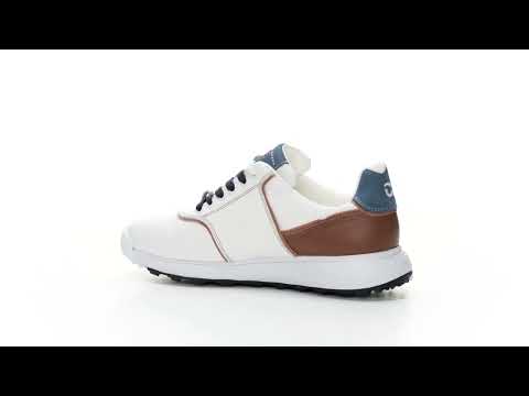 Positano white mens Golf Shoes Duca del Cosma Waterproof best golf shoe for the golf course  