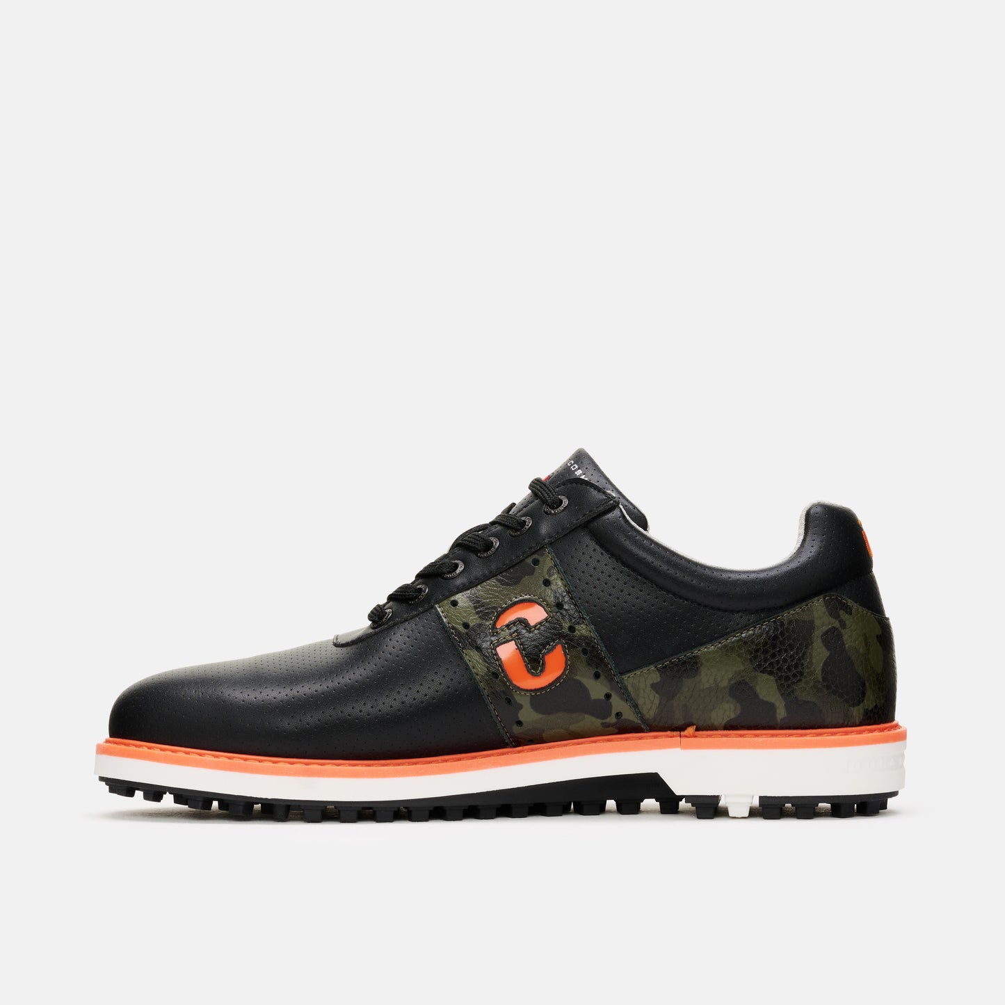 JL1 waterproof Black Men's Golf Shoe by Duca del Cosma is made by a tour player for the best