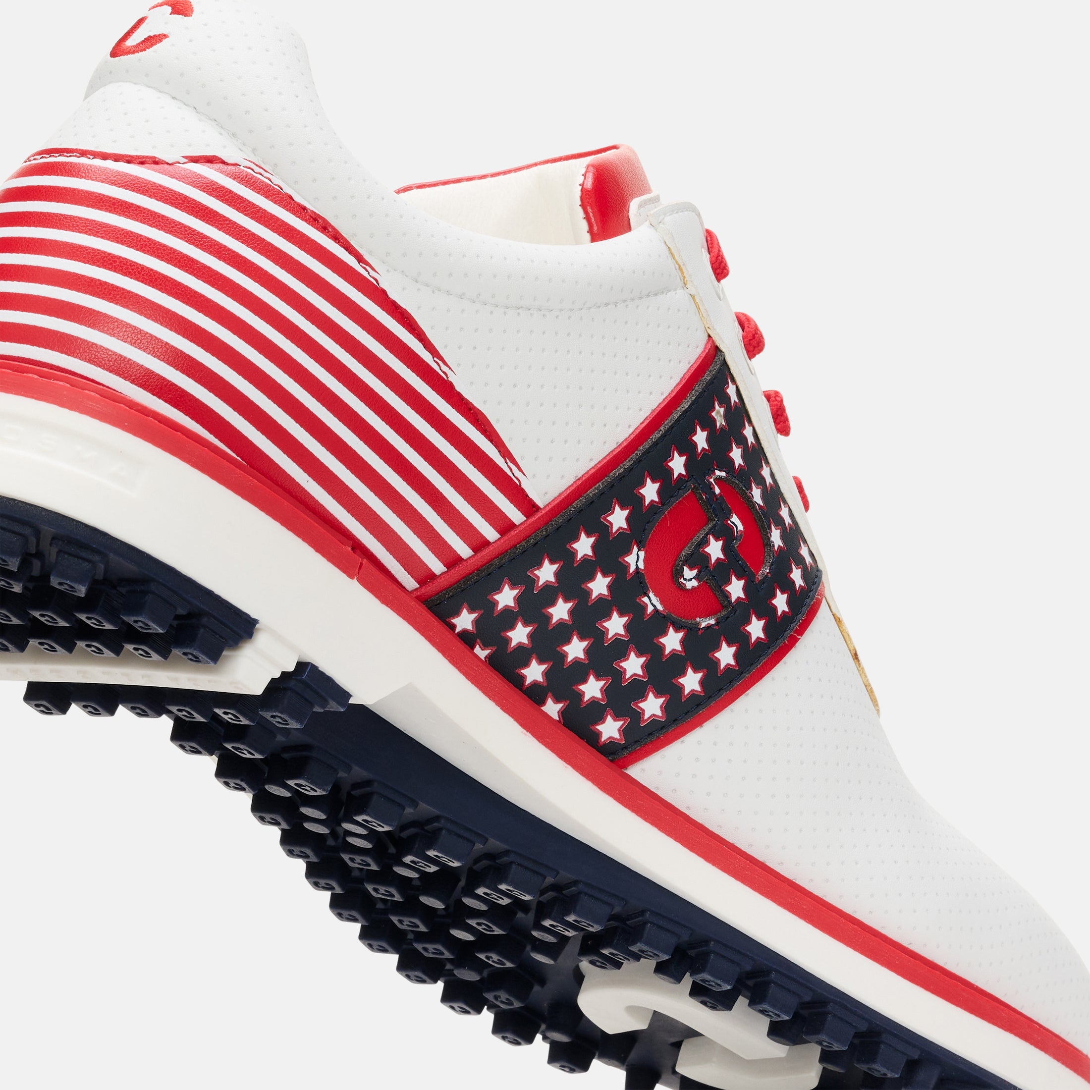 United - Red/White/Blue | Men's Golf Shoes – Duca del Cosma US