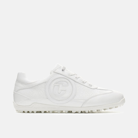 Kubananeo waterproof white women's golf shoe is waterproof and comfortable by duca del cosma