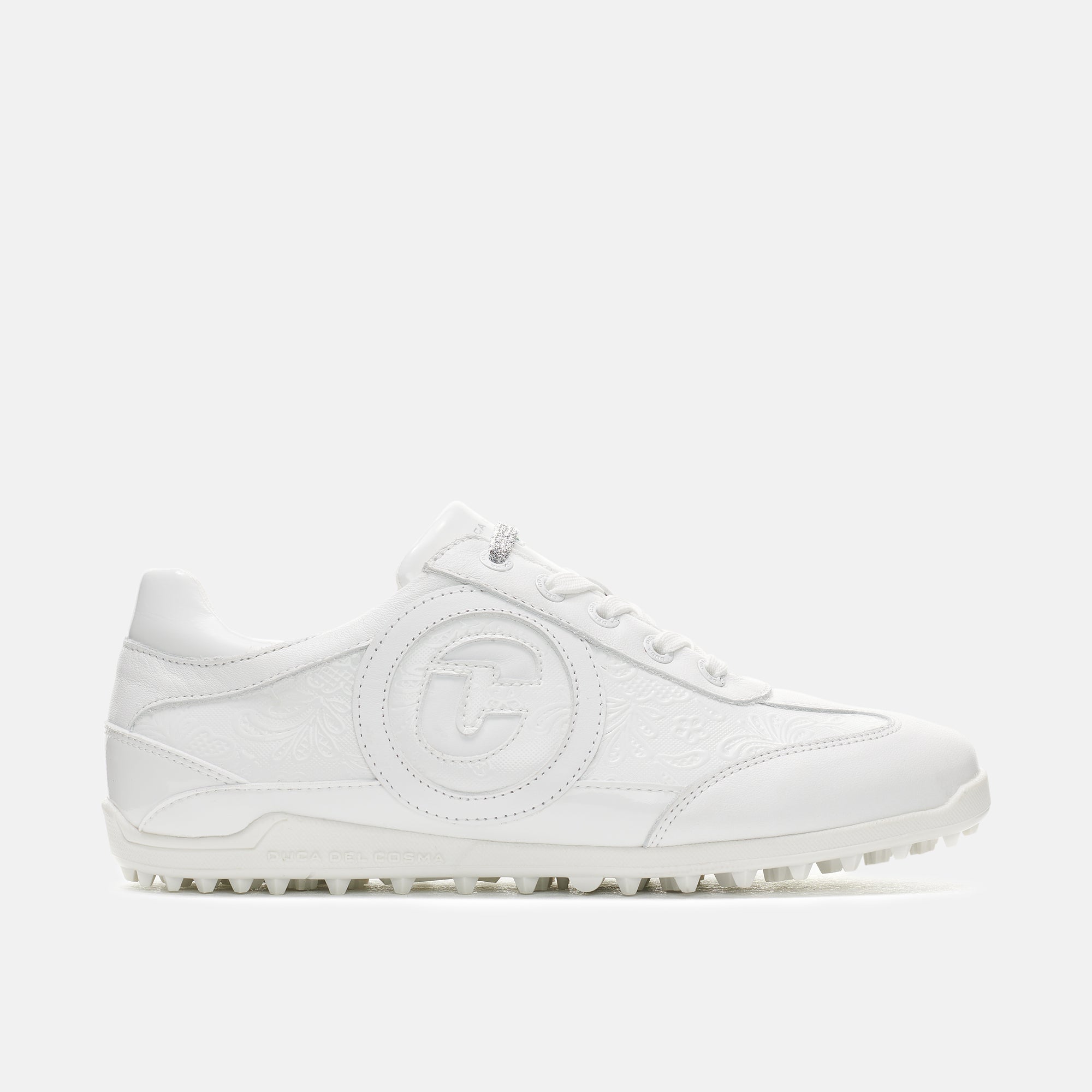 Kubananeo waterproof white women's golf shoe is waterproof and comfortable by duca del cosma