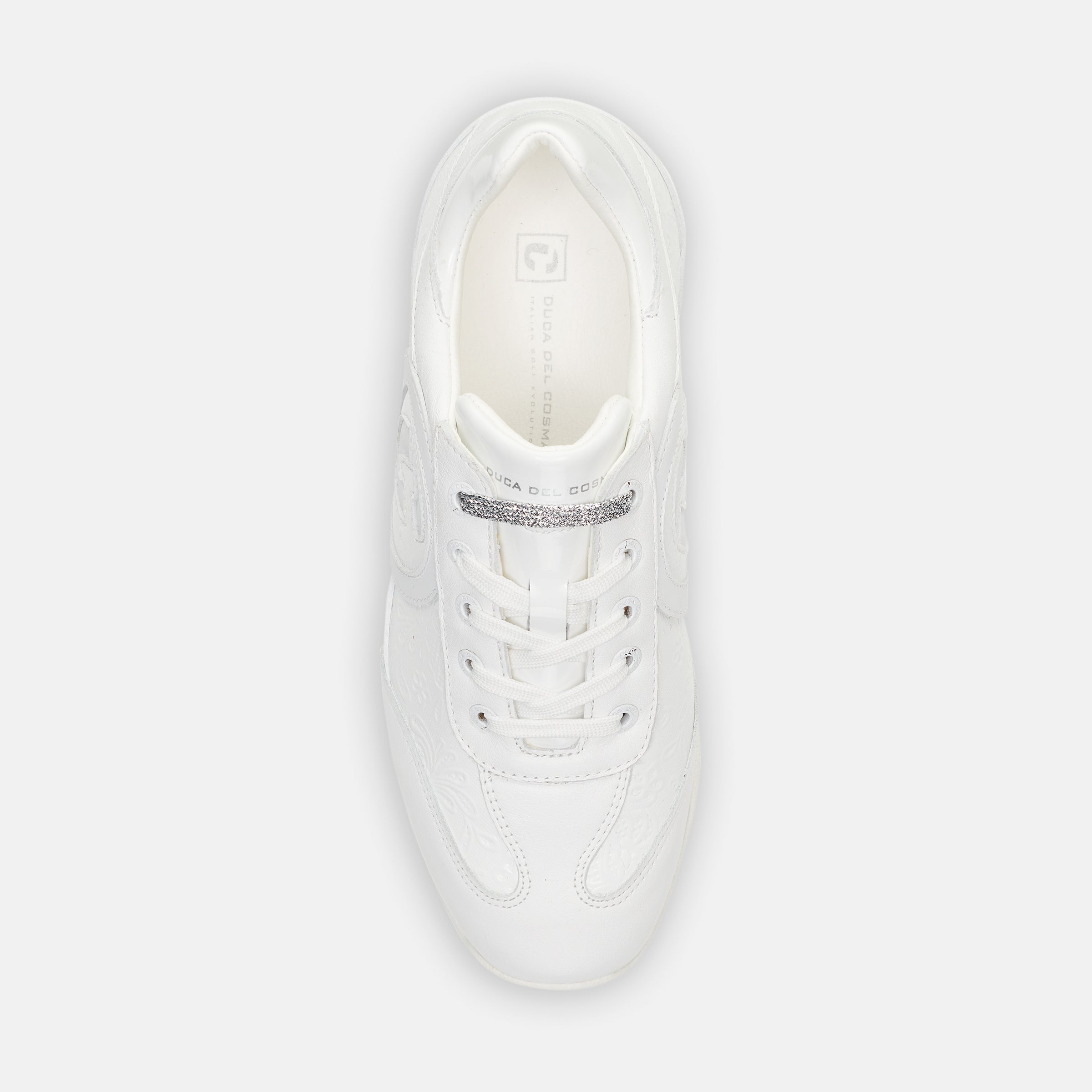 Kubananeo waterproof white women's golf shoe is waterproof and comfortable by duca del cosma
