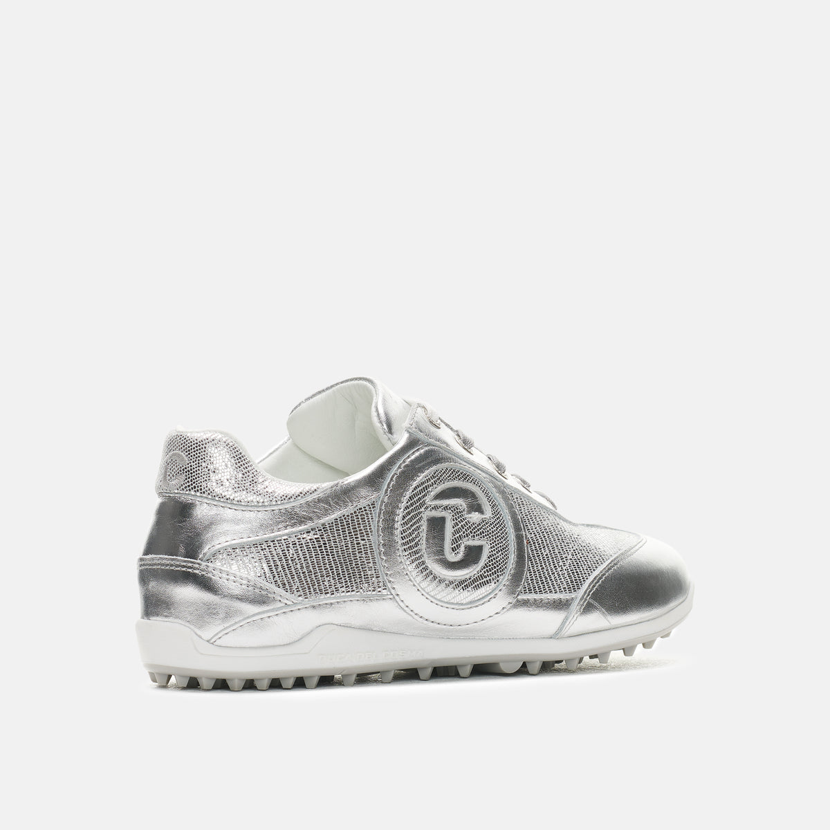 Kubananeo waterproof silver women's golf shoe is waterproof and comfortable
