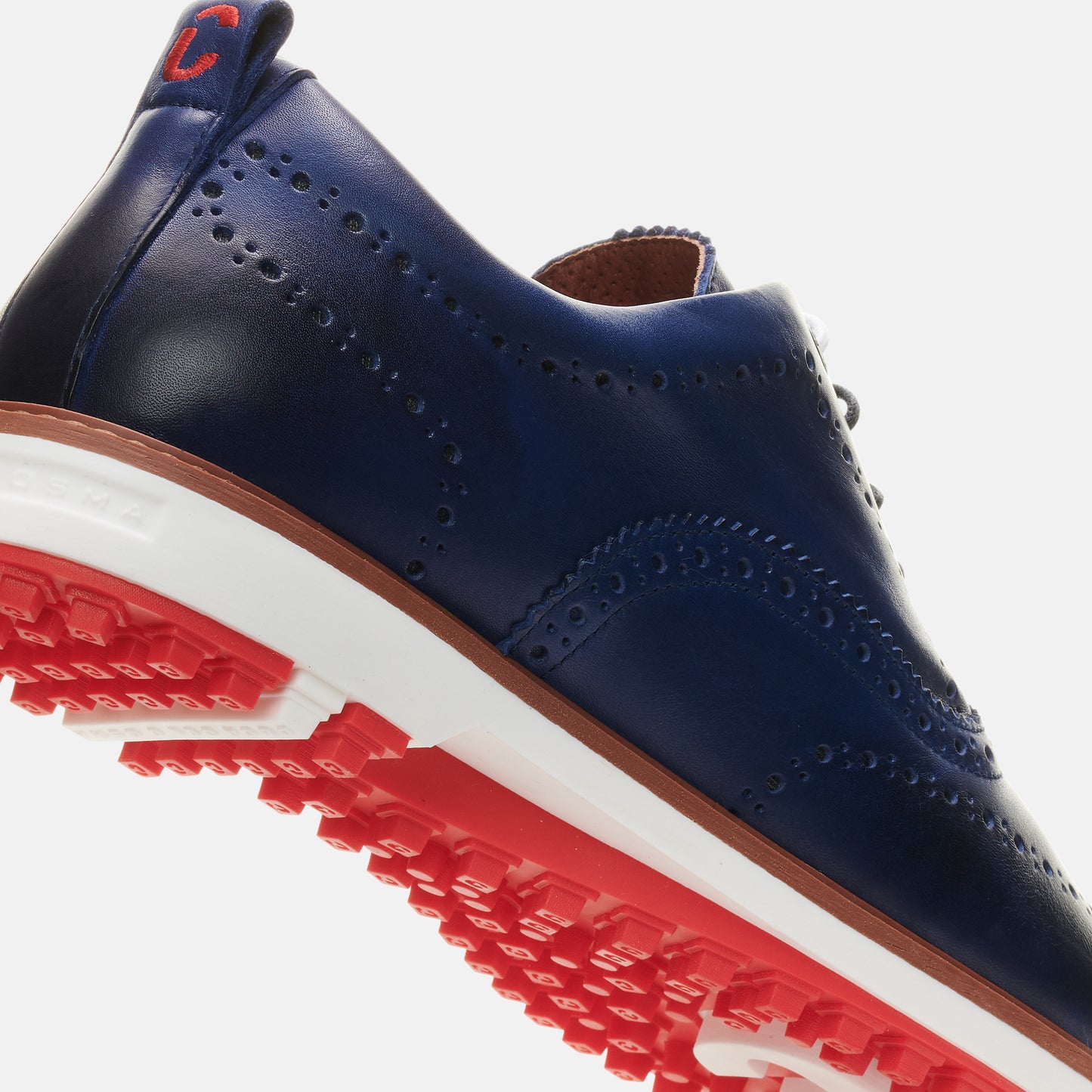 Churchill blue classic men's golf shoe from duca del cosma