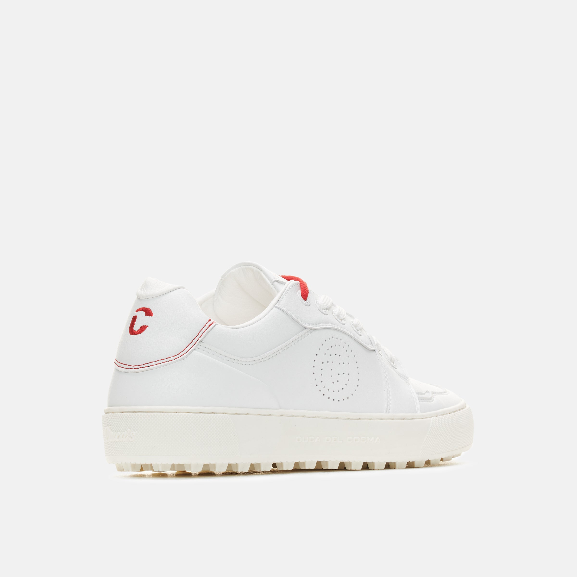 Duca del Cosma Giordana White women's golf shoe is a sportive and stylish golf shoe