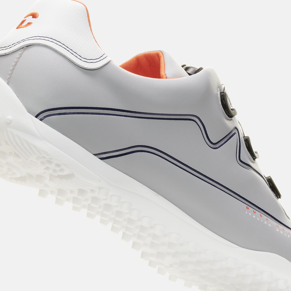 Navarino grey men's golf shoe maximum waterproofness and grip