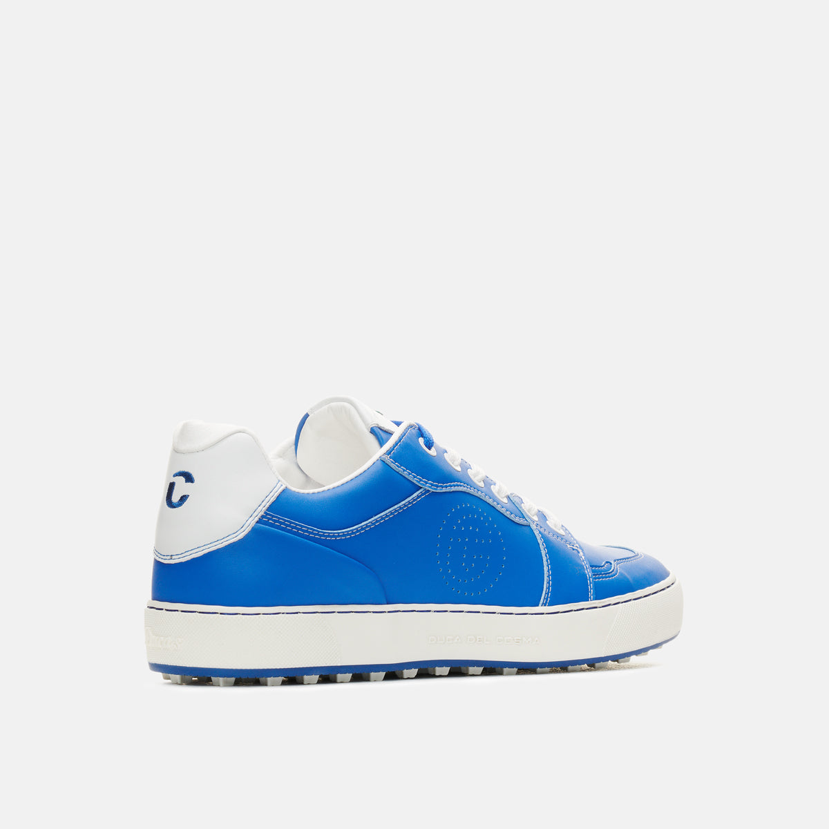 Duca del Cosma Giordana Blue Men's golf shoe is the best sportive and stylish golf shoe for on and off course 