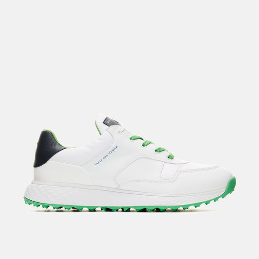 Pagani white mens Golf Shoes Duca del Cosma Waterproof best golf shoe for the golf course