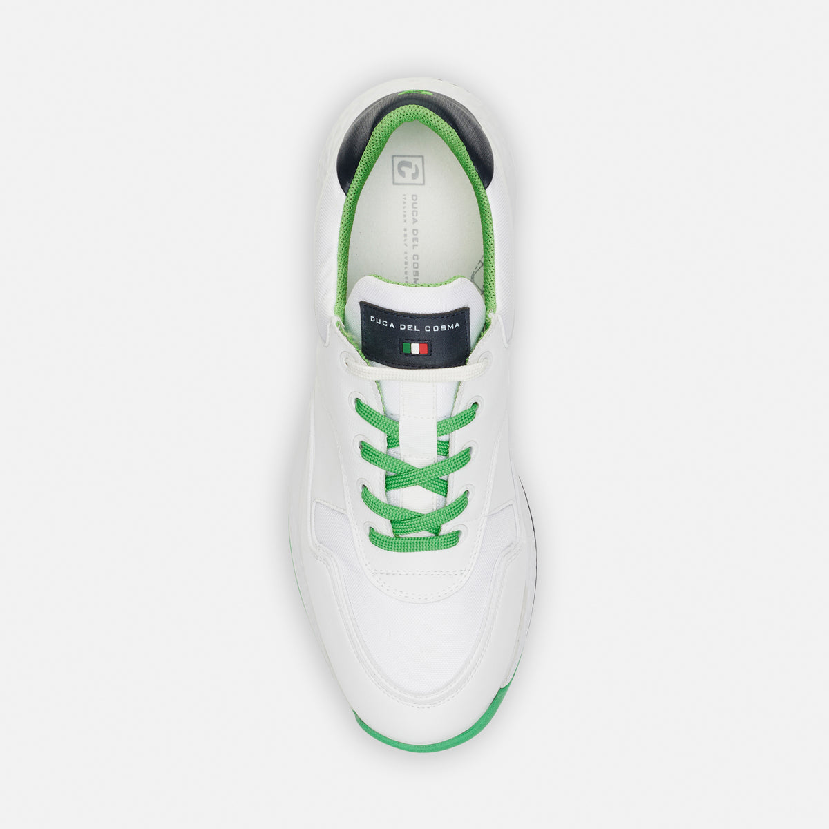 Pagani white mens Golf Shoes Duca del Cosma Waterproof best golf shoe for the golf course