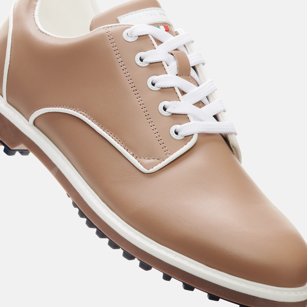 Elpaso taupe mens Golf Shoes Duca del Cosma Waterproof best golf shoe for the golf course
