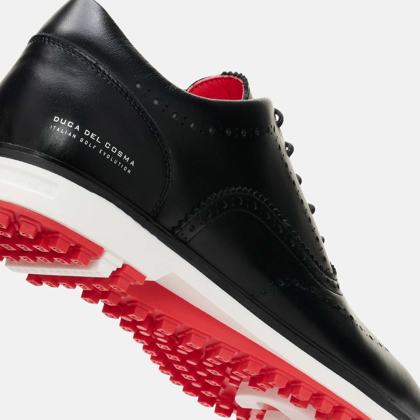 Black Golf Shoes, Waterproof Golf Shoes, Spikeless Golf Shoes, Duca del Cosma Men's Golf Shoes, Classic golf shoes.