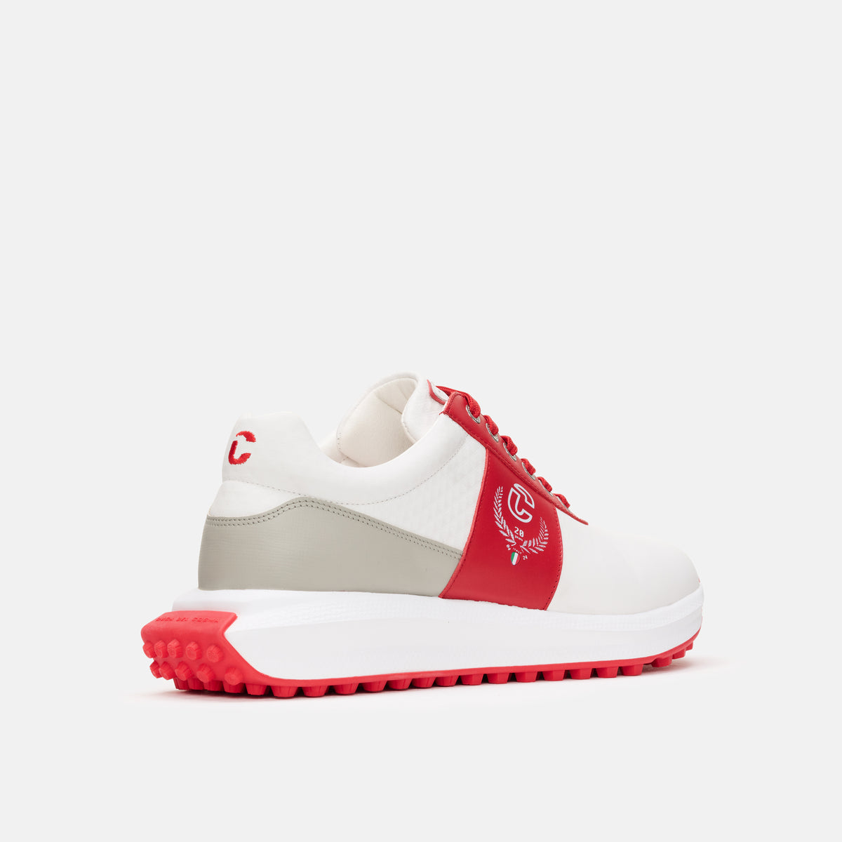 White Golf Shoes, Red Golf Shoes, Spikeless Golf Shoes, Waterproof Golf Shoes, Lightweight Golf Shoes, Duca del Cosma Men's Golf Shoes.