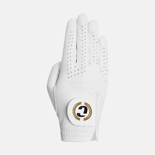 Elite Pro Fontana Men's golf glove right white made from full cabretta leather