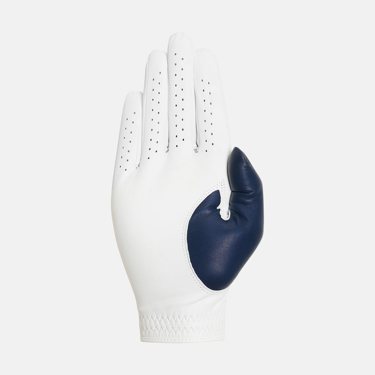 Elite pro sentosa left-handed white men's golf glove for tour-level player's with quick drying technology