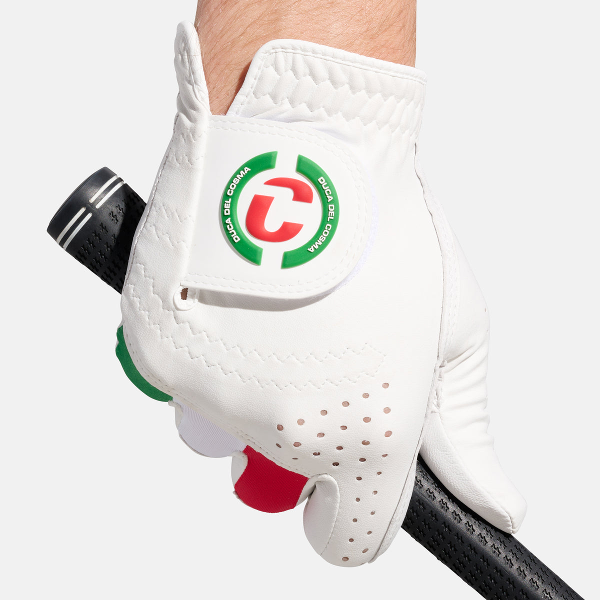 Me's Golf Glove from Duca del Cosma right made from Cabretta leather