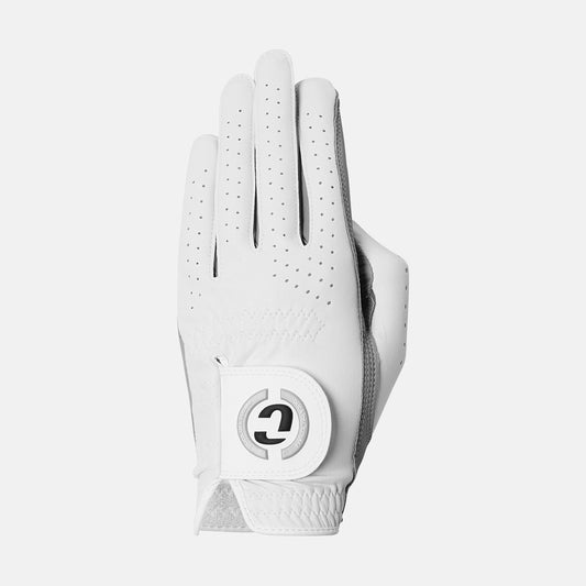 Duca del Cosma left golf glove for women's with cabretta leather and microfiber for a perfect fit