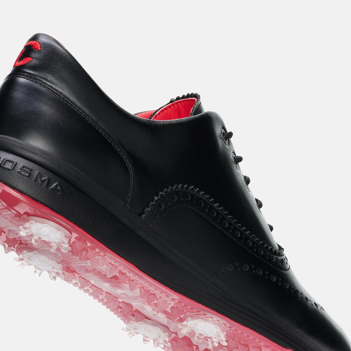 Mens Tour Golf Shoes- Soft Spikes- Bernardo Black – Duca del Cosma US