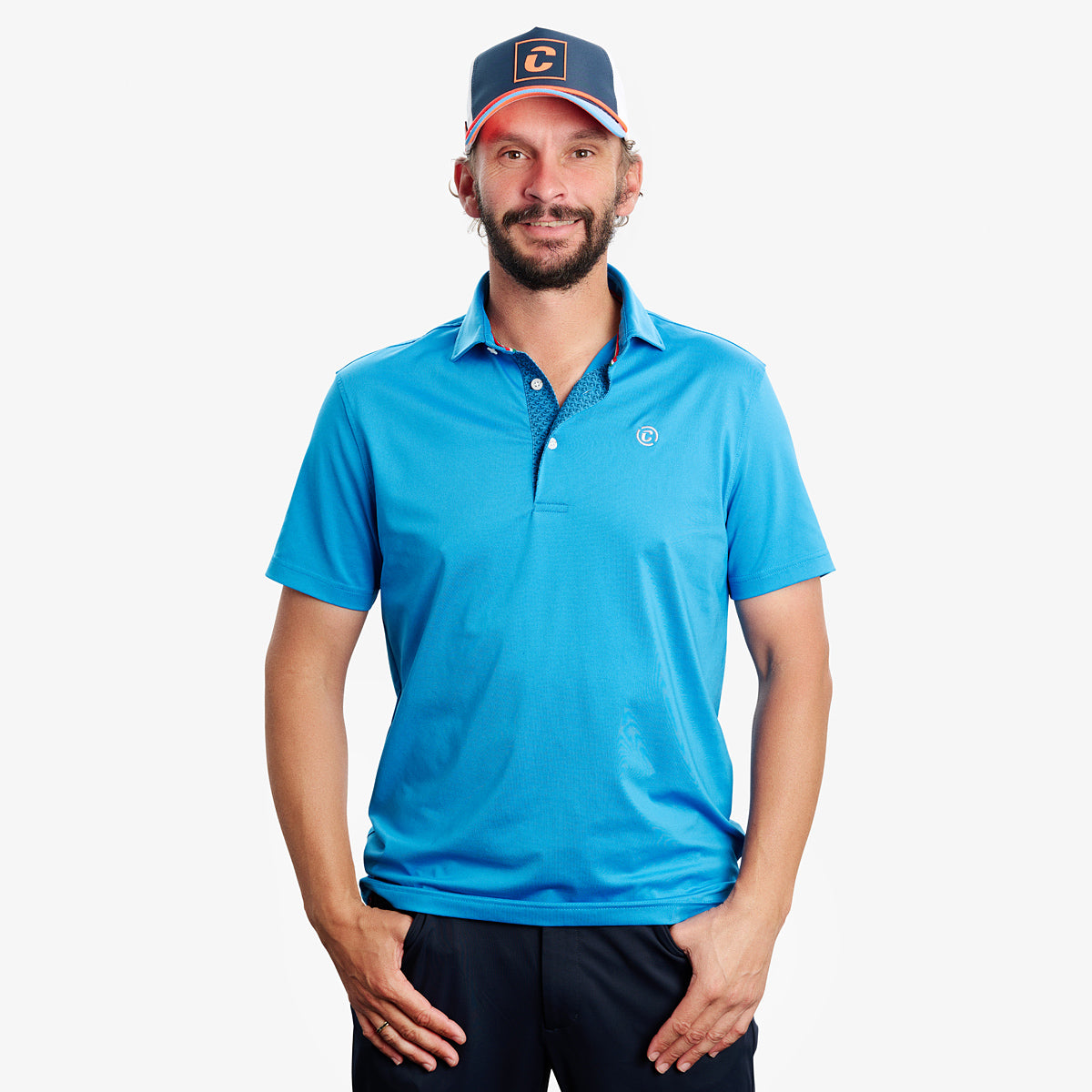 men's golf polo, Duca del Cosma