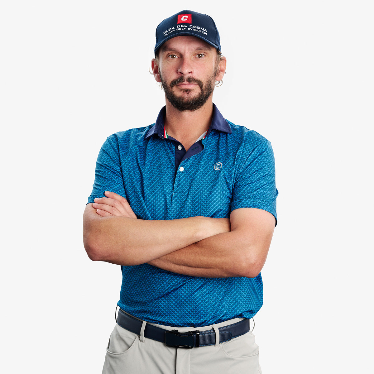 men's golf polo, Duca del Cosma